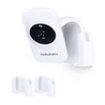 HB50 için Duvar Montajı, (2'li Paket), Hello Baby Monitor Kamera için Yapışkan Tutucu, Dakikalar içinde Kurulur, Dağınıklık Yok Askı Braketi Brainwavz (Beyaz)