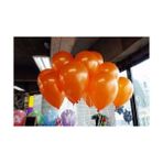 Hbk 10 Adet Turuncu Metalik Balon Parti Malzemesi İçin Uygun Ebatlarda