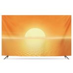 HBLZGBL 32"-86" İç Mekan TV Kapağı Led Lcd Düz Ekran TV Duvara monte Güneş Deseni, Toz Geçirmez Su Geçirmez TV Kapağı Düz Ekran TV için (Renk: B, Boyut: 80")