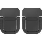 HBMB Store 2 Adet Yapışkanlı Katlanılabilir Laptop Standı Portatif Macbook Bilgisayar Laptop Stand Ayagi Siyah - 1 GB