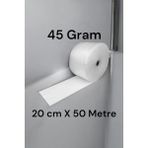 Hbnc 20 cm x 50 m 45 gr Eşya Sarma Koruma Naylonu Balonlu Ambalaj Naylonu Pat Pat Baloncuklu Havalı Pıt Pıt