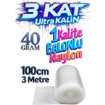 Hbnc ( 40 gr ) 100 cm X 3 Metre Balonlu Naylon Patpat Eşya Koruma Naylonu Hava Kabarcıklı Naylon