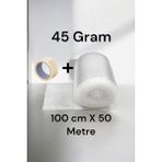 Hbnc ( 45 Gram ) 100 cm x 50 Metre Balonlu Ambalaj Naylonu Pat Pat Baloncuklu Havalı Pıt Pıt (Koli Bandı Hediye)