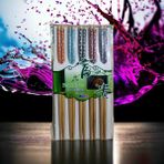 Hbnc 5 Çift 10 Adet Bambu Chopstick - Desen3