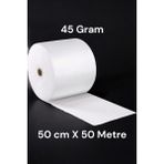 Hbnc 50 cm x 50 m 45 gr Eşya Sarma Koruma Naylonu Balonlu Ambalaj Naylonu Pat Pat Baloncuklu Havalı Pıt Pıt
