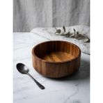 Hbs Art Design Doğal Akasya Ahşap Kase - Salata, Çerezlik ve Sunum Kasesi - 3 - 5 L