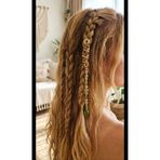 hbtasarim Hair cuff saç aksesuarı saç tokası tinsel cuff