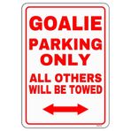 HBXNZ Goalie Park Sadece Metal İşaret Adam Mağara Duvar Sanatı Duvar Dekoru Teneke Plak Pub Bar Garaj İç Mekan Dış Mekan Kullanımı 20 x 30 cm