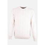 HC MEN CLASSIC Erkek Bej Bisiklet Yaka Triko Kazak - XL