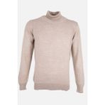 HC MEN CLASSIC Erkek Bej Slim Fit Balıkçı Yaka Triko Kazak