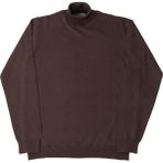 HC MEN CLASSIC Erkek Kahverengi Balıkçı Yaka Triko Kazak - XL