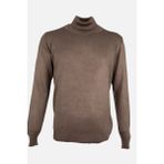 HC MEN CLASSIC Erkek Kahverengi Slim Fit Balıkçı Yaka Triko Kazak