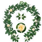HCDZF Yapay Okaliptüs Çelenk, Şakayık Çiçekleri Asmalar, Yeşil Çiçekli Çelenk Çiçekler Düğün, Dış Mekan, İç Mekan, Bahçe, Kemer, Parti, Şampanya için Dekorasyon