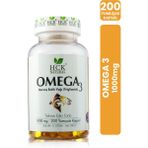Hck Natural Omega 3 1000 mg Balık Yağı İçeren Takviye Edici Gıda 200 Yumuşak Kapsül