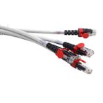 HCS CAT6 UTP LSOH 0.30 mt Gri 5'li Paket Patch Cord Kablo