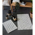 HC&W Wall 2'li Ekru Banyo Paspası Seti