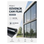 Hd American Renkli Güvenlik Cam Filmi 152 X30 Mt %50