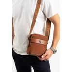 H&D COLLECTİON Erkek Günlük Spor Seyahat Çapraz Çanta Saten Kumaş Su İtici Hafif Omuz Göğüs Çantası
