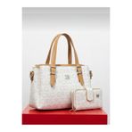 H&D COLLECTİON Just Polo Orjinal Emprime El ve Omuz Askılı Kadın Çanta Cüzdan Kombini 1070