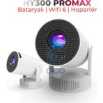 Hd Ev Sinema Projektörü | Wifi 6, Dahili Hoparlör, Uygulama Desteği - Ahşap Bej - Siyah