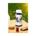 Hd Group 161720-805 Çiçek Desenli -Soğuk Içecekler Için Pompalı Termos 1.8lt - -- - 000-Siyah