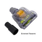 Hd Group 32MM ve 35MM Uyumlu Elektrikli Süpürge Kafası Turbo Başlık - Evrensel Giriş - Halı Yatak Koltuk Akar Evcil Hayvan Temizlik Aksesuarı