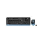 Hd Group A4 Tech FG1035 Q Türkçe Fn-Multiedya Klavye+ Optik Mouse Kablosuz Klavye Mouse Set (Siyah-Mavi) - Adaçayı Yeşili