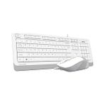 Hd Group A4TECH F1010 Q USB Türkçe Fn-Multimedya Klavye+Optik 1600DPI Beyaz Mouse Set - Adaçayı Yeşili