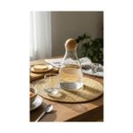 Hd Group Ahşap Kapaklı 1.7 Litre Cam Sürahi - GPH59-2A - 1BW-Beyaz - --