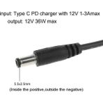 Hd Group Alfjff Type-C Pd Güç Kaynağı Kablosu, 1 Metre, Dc 5.5*2.5mm - Option-1