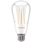 Hd Group E27 Dim Edilebilir Filaman ST64 Lamba 7W 806LM 2700K Clear - 0,5 W - Altın