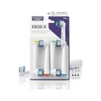 Hd Group EB20-X Elektrikli Diş Fırçası Yedek Başlığı, Oral-B ile Uyumlu, Precision Clean Derin Temizlik, 4'lü Paket