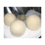Hd Group Eldione 3-Adet Yün Kurutma Topu, Kırışıklık Önleyici, Kolay Ütüleme, Yumuşatıcı, Enerji Tasarruflu, Antistatik, Wool Dryer Ball, Merinos Yünü Keçe, Tüy Toplayıcı - Beyaz