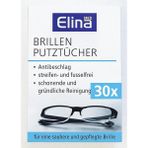 Hd Group Elina Med Brillenputztücher Gözlük Temizleme Mendili, 30'lu Tek Kullanımlık Islak Mendil – Buğu Önleyici, Iz-Tüy Bırakmaz, Antistatik & Hijyenik Temizlik - Option-1