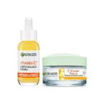 Hd Group Garnıer C Vitamini Parlak Süper Aydınlatıcı Serum 30 ml & C Vitamini Parlak Günlük Aydınlatıcı Nemlendirici Krem 50 ml - Option-1