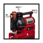 Hd Group Hidrofor Ge-Ww 1246 N Fs (1200 W, Maks. 4600 L/saat Debi, LED Ekranlı Debi Sensörü, Kir/emiş/su Seviyesi Göstergesi, Donma Koruması, Kuru Çalışmaya Karşı Koruma, 20 L Tank) - 4173530 - Option-1
