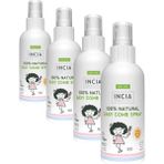 Hd Group Incıa %100 Doğal Kolay Tarama Spreyi Çocuklar Için Nemlendirici Parlaklaklaştırıcı Anti Klit 100 ml (4 Paketi) - Acı Kahve - --