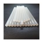 hd group kalın mum silikon sıcak mum çubuk silikon 12 adet - 100 x 100 cm - (ClearEyelets)Black-RadiantOrchid