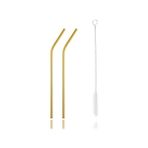 Hd Group Life 2 Adet Metal Paslanmaz Pipet ve Temizleme Fırçası MIT1217 - Option-1