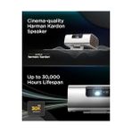 Hd Group M10 Fhd 2200 Lumen Harman Kardon Hoparlorlu Taşınabilir Rgb Lazer Akıllı Projeksıyon - 0 - Siyah