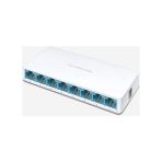Hd Group MS108, 8-Port 10/100MBPS Desktop Switch - Option-1 - Beyaz