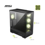 Hd Group Msı Mag Pano 130R Pz 4 x Argb Fan USB 3.2 Atx Tower Gaming (Oyuncu) Kasa - 1 GB - Acı Kahverengi - Option-1