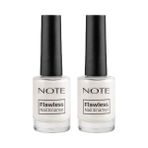 Hd Group Nail Flawless Oje 43 Pearl, Beyaz (2 Paketi) - Option-1
