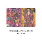 Hd Group Series - A6, Gustav Klimt 4'lü Defter Seti I, Çizgisiz, Toplam 192 Sayfa, Her Biri 48 Sayfa, Tel Dikiş, Esnek Kapak, Oval Kenar, Tuval Doku, 60 Gram, Sarı Krem Renk - Option-1