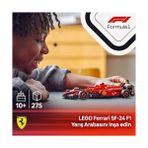 Hd Group Speed Champions Ferrari Sf-24 F1 Yarış Arabası 77242 – 10 Yaş ve Üzeri Kız ve Erkek Çocukları Için Koleksiyonluk Sürücü Minifigürü Içeren Yapım Seti, Motor Hayranları Için Model Kiti (275 Parça) - 0 - Siyah