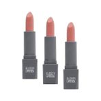 Hd Group Uzun Süre Kalıcı Yoğun Renk Veren Nemlendirici Parlak Ruj - Glossy Lipstick 301 Bright Pink (3 Paketi) - Option-1