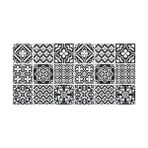Hd Group Yer Kaplama Zemin Kaplama Folyosu 65X130 cm Siyah Dekor - Option-1