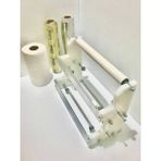 HD Makine Ambalaj 30*300 Rulmanlı Streç Kesme Aparatı + Streç Film 30 Cm'lik - Beyaz