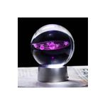 Hd Marketim Hdmarketim 3d Güneş Sistemi Modeli Kristal Küre Lazer Işıklı Tabanlı Hologram