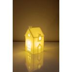HD Marketim Kış Evi Mumluk Noel Yılbaşı Süsü Dekoratif Biblo Tealight Mumluk Seti Mumlar Dahildir